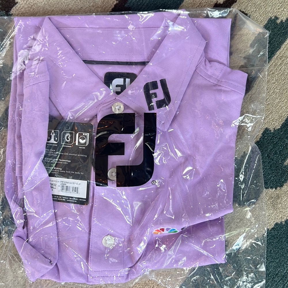 Footjoy light purple polo